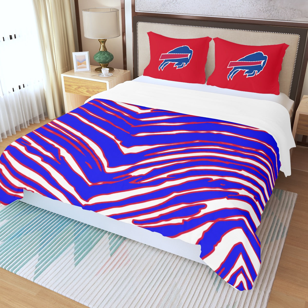Three Piece Bills Duvet Cover Set | Widened
