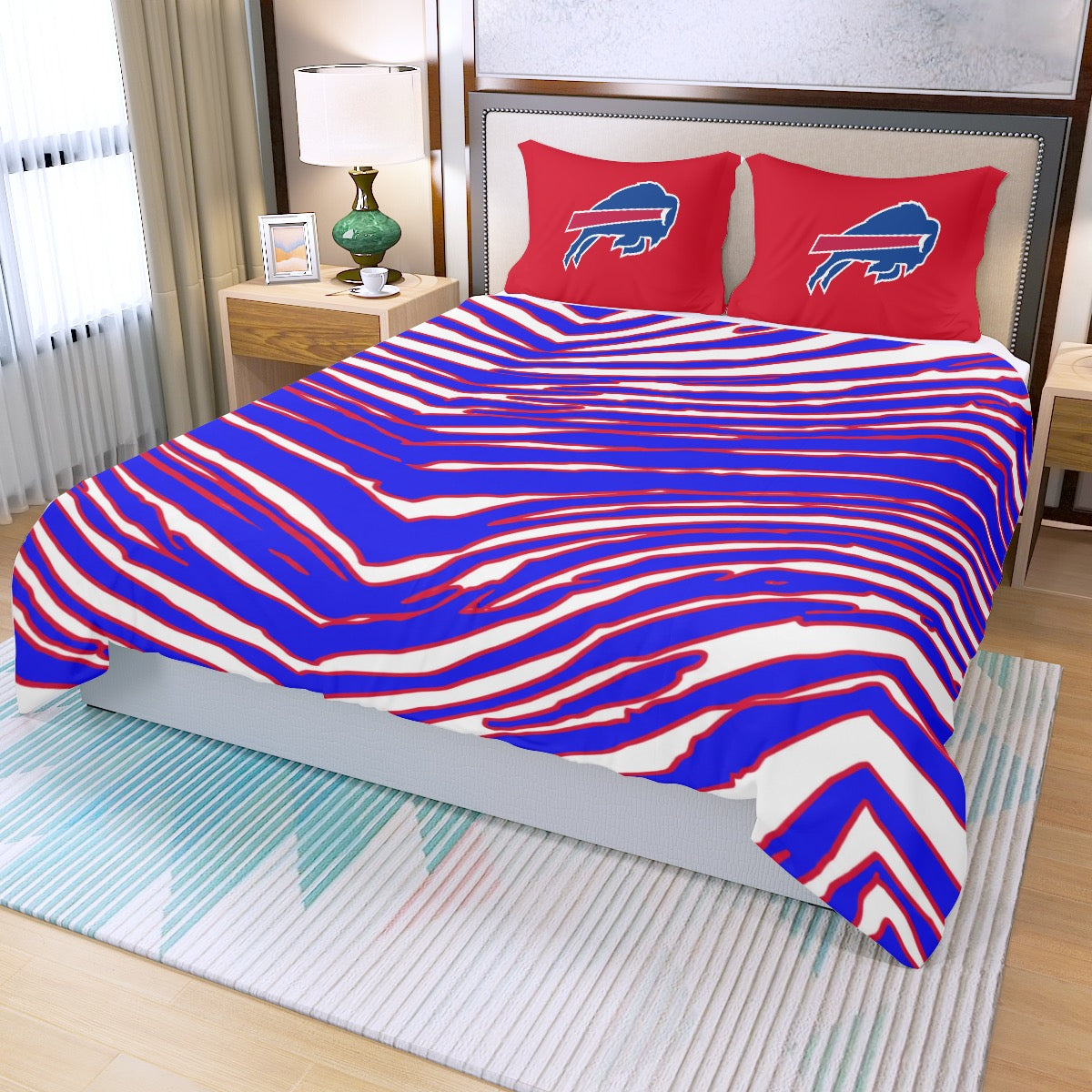 Three Piece Bills Duvet Cover Set | Widened
